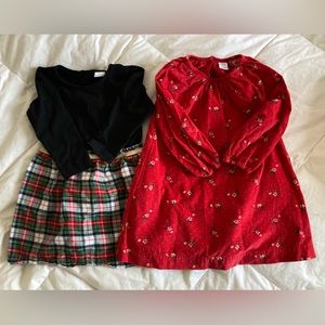 Baby Gap 3T Holiday dresses